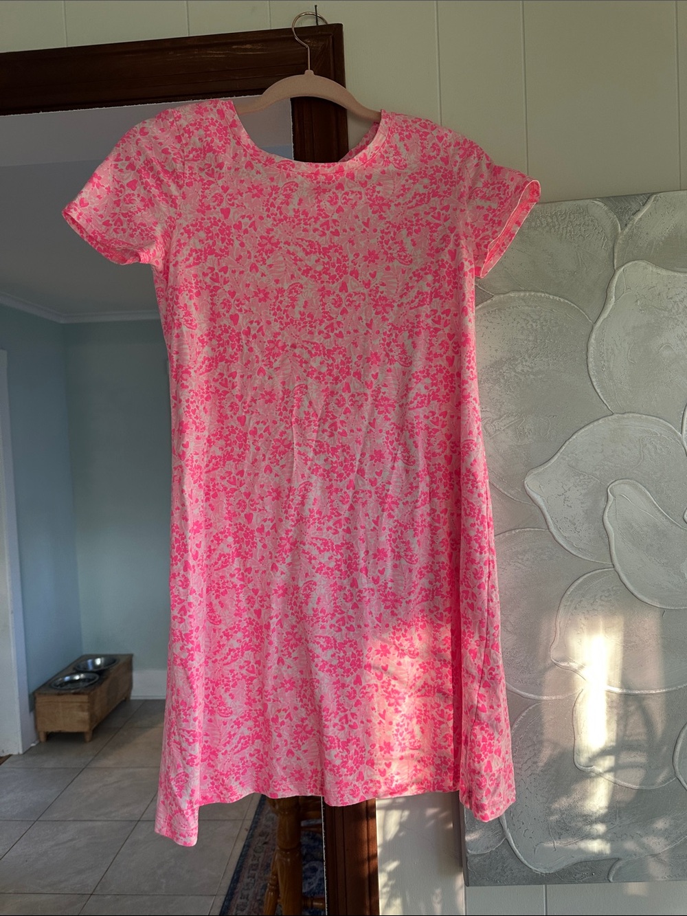 Lilly Pulitzer Pink Floral Shift Dress